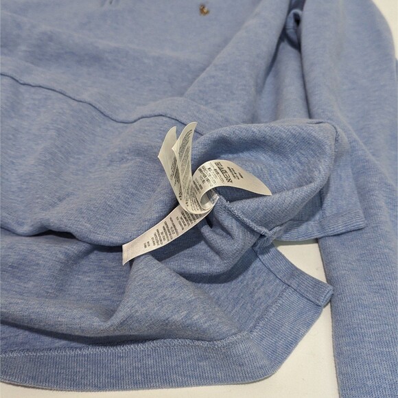 POLO RALPH LAUREN Men's Classic Estate-Rib Quarter-Zip Pullover Sweater | Large - Picture 5 of 6